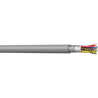 AXINDUS MP22E Series Data Cable 8 Pairs 16 Cores 0.22 mm² 100 m Grey Sheath Polyvinyl Chloride MP22E