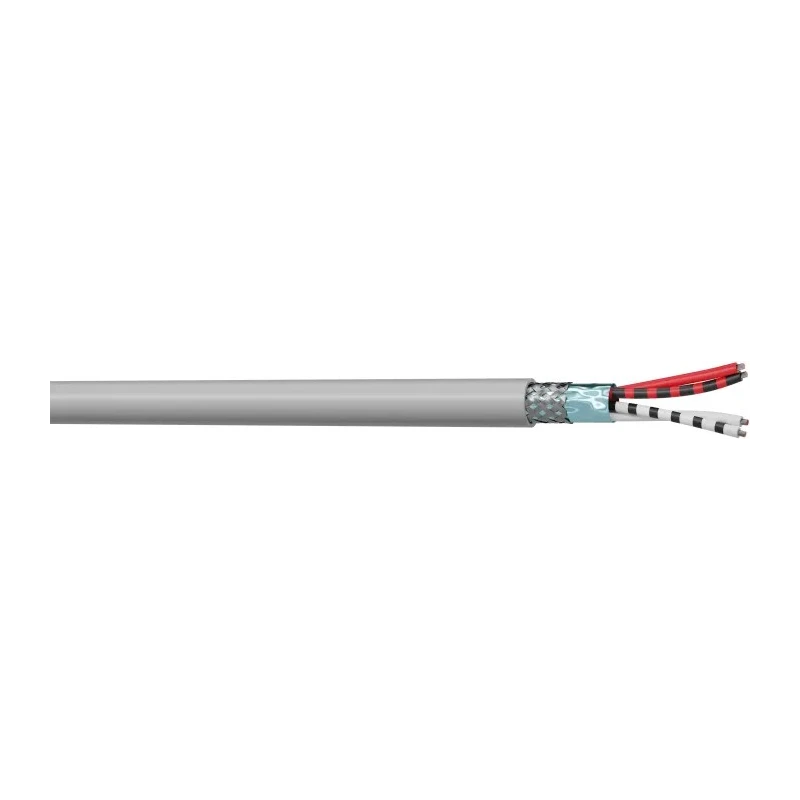 AXINDUS MP22E Series Data Cable 2 Pairs 4 Cores 0.22 mm² 100 m Grey Sheath Polyvinyl Chloride MP22E