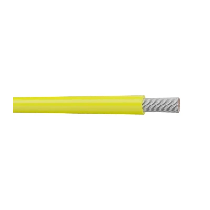 AXINDUS KY Series Yellow 0.12 mm² 26 AWG Hook Up Wire, 7 x 0.15 mm Strands, 200 m Length, Polyvinyl Chloride Jacket KY3003J