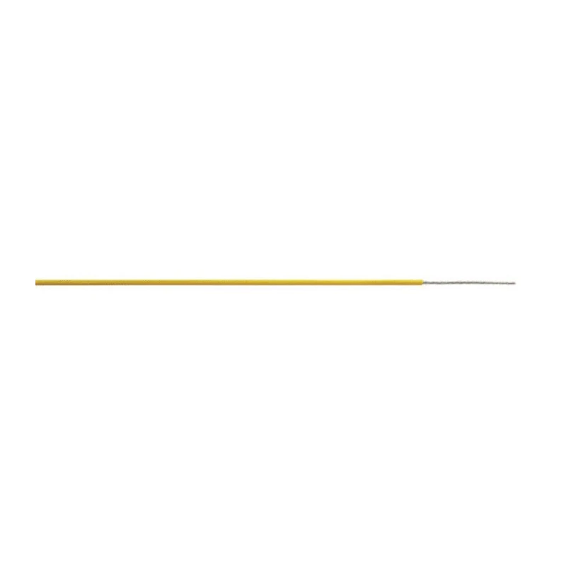 AXINDUS KZ Series Yellow 0.22 mm² Hook Up Wire, 24 AWG, 250 m, Polytetrafluoroethylene Jacket KZ0405J
