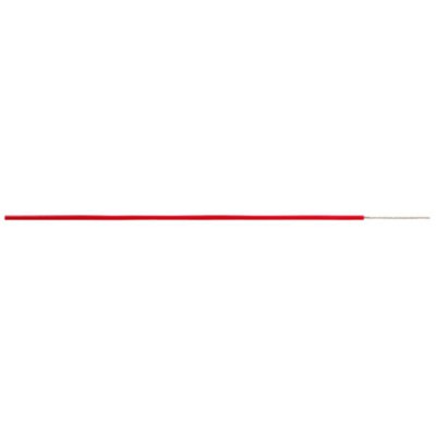 AXINDUS KZ Series Red 0.6 mm² Hook Up Wire, 20 AWG, 250 m Length, Polytetrafluoroethylene Jacket, Flame Retardant KZ0507R