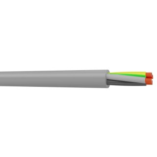 AXINDUS 4 Core Grey Polyvinyl Chloride Power Cable 0.75mm² 300/500V 70°C 50 m H05VVF