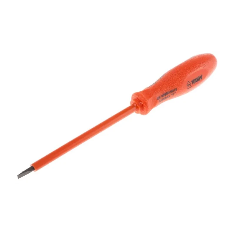 ITL Insulated Tools Ltd Insulated Screwdriver with 75 mm Blade, Nylon 11 Handle, VDE/1000V Approved, 150 mm Overall 911-1092