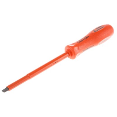 ITL Insulated Tools Ltd Insulated Screwdriver 125 mm Blade VDE/1000V Approved, 215 mm Overall 911-1115