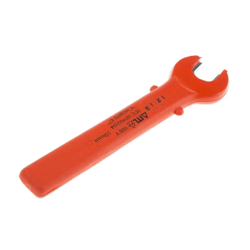 ITL Insulated Tools Ltd Chrome Vanadium Steel Double Ended Open End Spanner Metric 10 mm 180mm Overall Length Nylon 911-1187