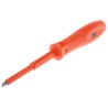 ITL Insulated Tools Ltd Insulated Screwdriver with 100 mm Alloy Steel Blade, Nylon 11 Handle, VDE/1000V Approved 911-1112