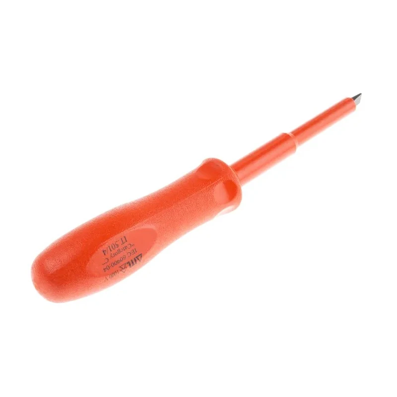 ITL Insulated Tools Ltd Insulated Screwdriver with 100 mm Alloy Steel Blade, Nylon 11 Handle, VDE/1000V Approved 911-1112