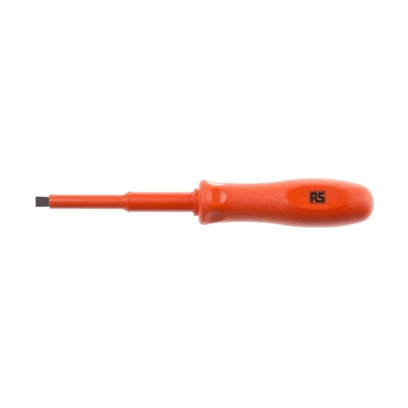 ITL Insulated Tools Ltd Insulated Screwdriver with 100 mm Alloy Steel Blade, Nylon 11 Handle, VDE/1000V Approved 911-1112