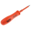 ITL Insulated Tools Ltd Insulated Screwdriver 75 mm Blade, Nylon 11 Handle, Alloy Steel Blade, VDE/1000V Approved 911-1109
