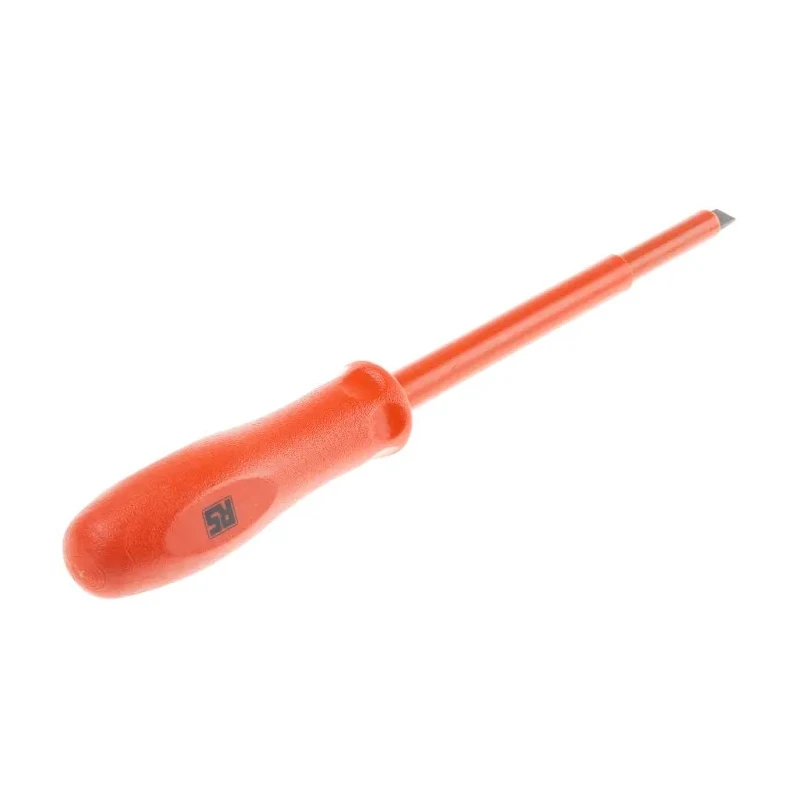 ITL Insulated Tools Ltd Insulated Screwdriver with 150 mm Blade, 8 mm Tip Width, Nylon 11 Handle, Alloy Steel 911-1121