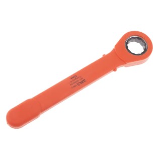 ITL Insulated Tools Ltd Insulated Ring Spanner 17 mm, 229mm Overall Length, Chrome Vanadium Steel, VDE/1000V 911-1326