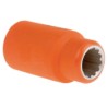 ITL Insulated Tools Ltd 1/2 in Drive 12 mm 12 Point Square VDE 1000V Approved Insulated Socket 50mm Overall Length 911-1411