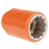 ITL Insulated Tools Ltd 1/2 in Drive 24 mm 12 Point Square VDE 1000V Approved Insulated Socket 54mm Overall Length 911-1455
