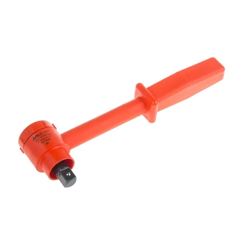 ITL Insulated Tools Ltd 1/2 in Ratchet with Insulated Handle, 300mm Overall Length, Chrome Vanadium Steel 911-1471