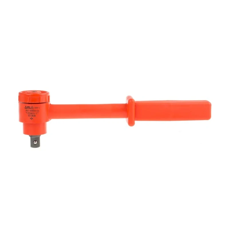 ITL Insulated Tools Ltd 1/2 in Ratchet with Insulated Handle, 300mm Overall Length, Chrome Vanadium Steel 911-1471