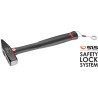 Facom Engineer Hammer with Graphite Handle, Head Weight 0.985 kg, Overall Length 350 mm, Head Width 33 mm 205C.80SLS