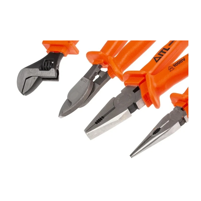 ITL Insulated Tools Ltd 9 Piece Electrician Tool Kit Nylon 11 Insulation IEC 60900 VDE/1000V Approved 911-1538