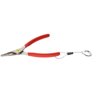 Facom 1-Piece Steel Circlip Plier 180mm Overall Length Bent Nose PVC Handle ESD Safe 177A.18SLS