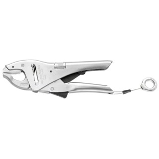 Facom Locking Plier Short 235mm Overall Chrome Finish Steel Jaw Style 500ASLS