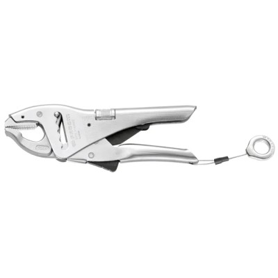 Facom Locking Plier Short 235mm Overall Chrome Finish Steel Jaw Style 500ASLS