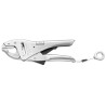 Facom Locking Plier Short 235mm Overall Chrome Finish Steel Jaw Style 500ASLS