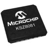 Microchip 24-Pin QFN Ethernet Transceiver 3.3 V 100 Mbps RMII 100Base-TX 10Base-T KSZ8081RNACA-TR