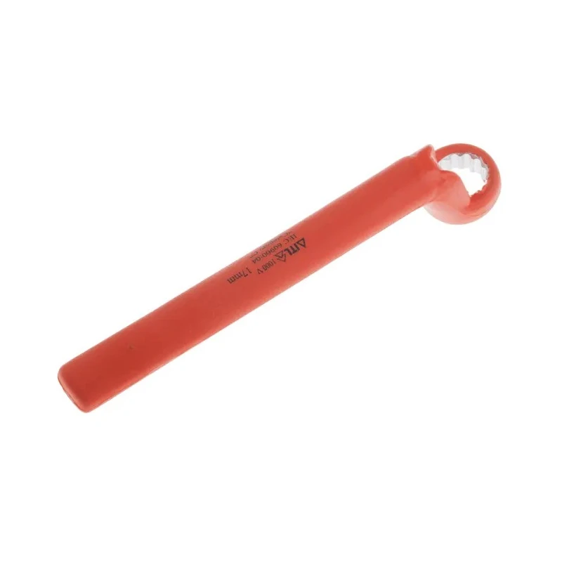 ITL Insulated Tools Ltd Offset Ring Spanner 17 mm, 151mm Overall Length, Chrome Vanadium Steel, Insulated VDE/1000V 911-1285