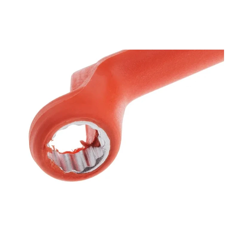 ITL Insulated Tools Ltd Offset Ring Spanner 17 mm, 151mm Overall Length, Chrome Vanadium Steel, Insulated VDE/1000V 911-1285
