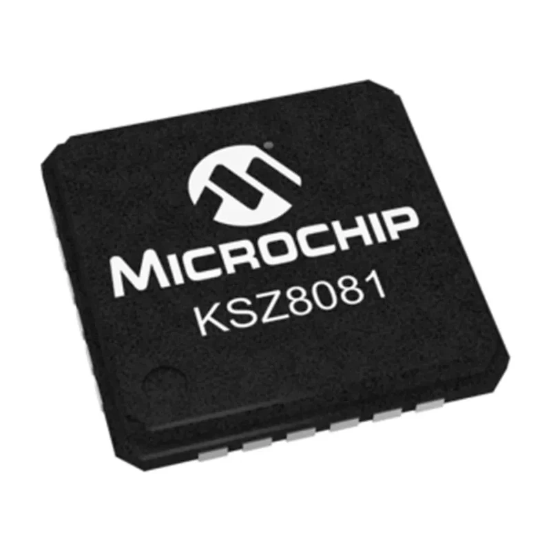 Microchip 24-Pin QFN Ethernet Transceiver 3.3 V 100 Mbps RMII 3.3V KSZ8081RNAIA-TR