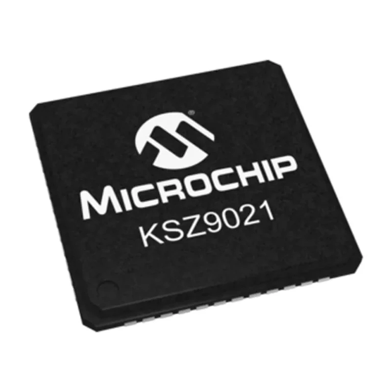 Microchip 48-Pin QFN Ethernet Transceiver 2.5V to 3.3V, 1000 Mbps RGMII, 10Base-T, 100Base-TX, 1000Base-T KSZ9021RNI