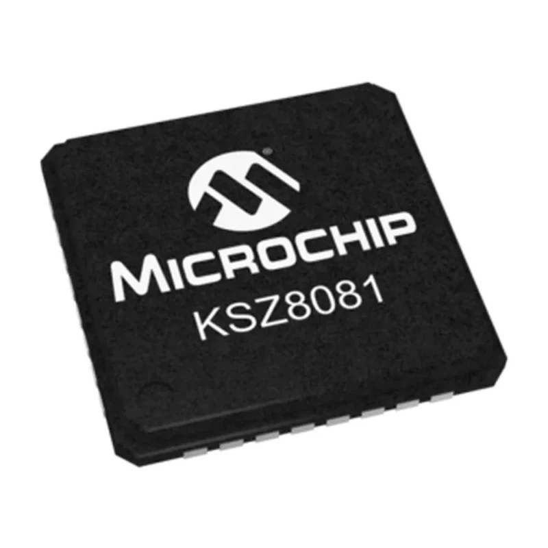 Microchip 32-Pin QFN Ethernet Transceiver 3.3 V 100 Mbps MII RMII 100Base-TX 10Base-T KSZ8081MNXIA-TR