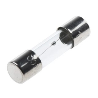 RS PRO 1A T Slow Blow Glass Cartridge Fuse, 5 x 20 mm, 250V AC, Time Lag 911-3382
