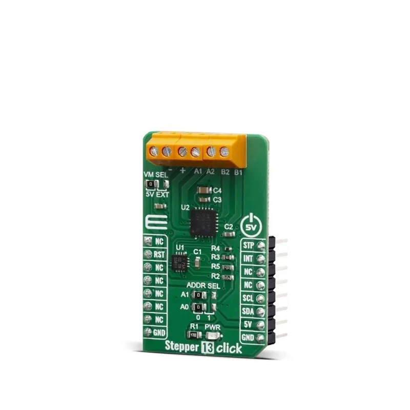 MikroElektronika Development Board Stepper 13 Click for MP6500 Bipolar Stepper Motor Driver 