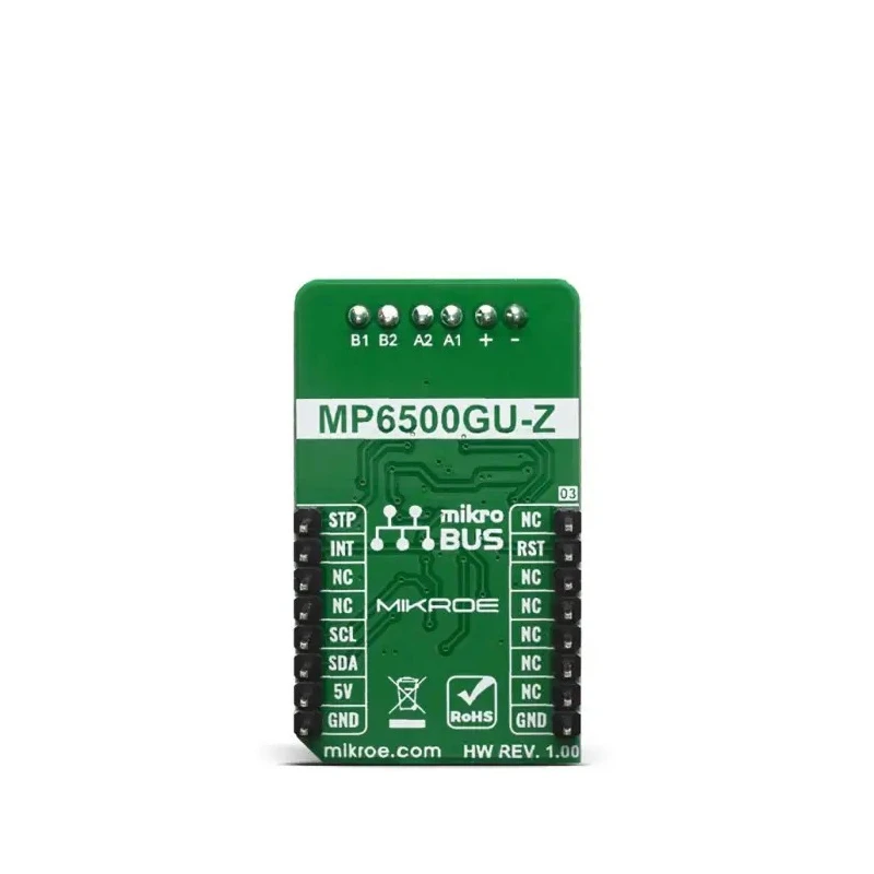 MikroElektronika Development Board Stepper 13 Click for MP6500 Bipolar Stepper Motor Driver 
