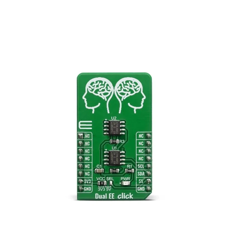 MikroElektronika Memory Development Kit Dual EE Click EEPROM 2MB for I2C MIKROE-3762