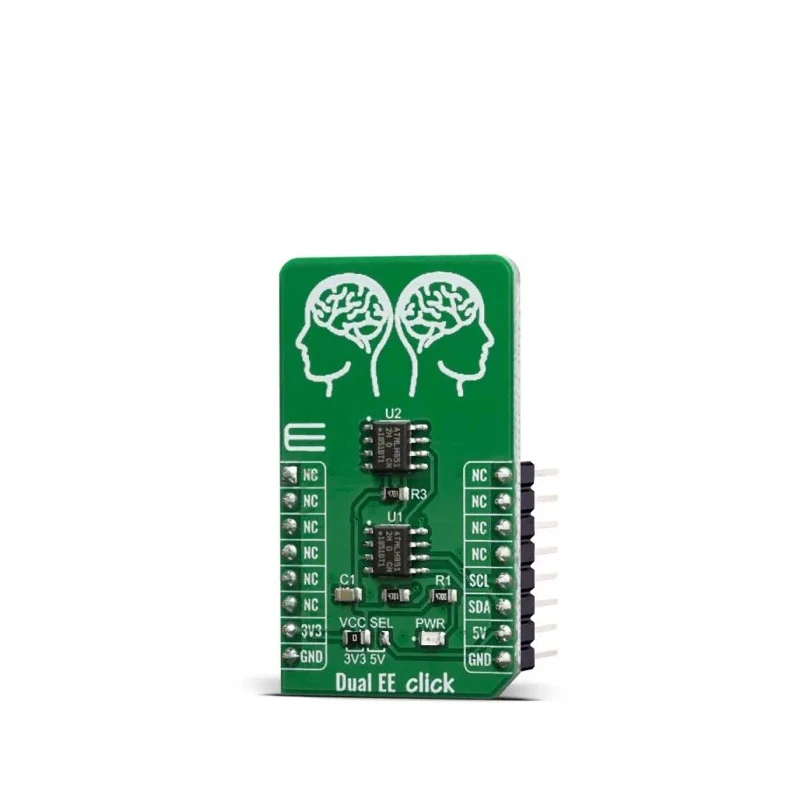 MikroElektronika Memory Development Kit Dual EE Click EEPROM 2MB for I2C MIKROE-3762