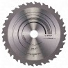 Bosch Circular Saw Blade 165 mm Diameter, 24 Teeth, Coarse Cut, Tungsten Carbide Blade 2608642601