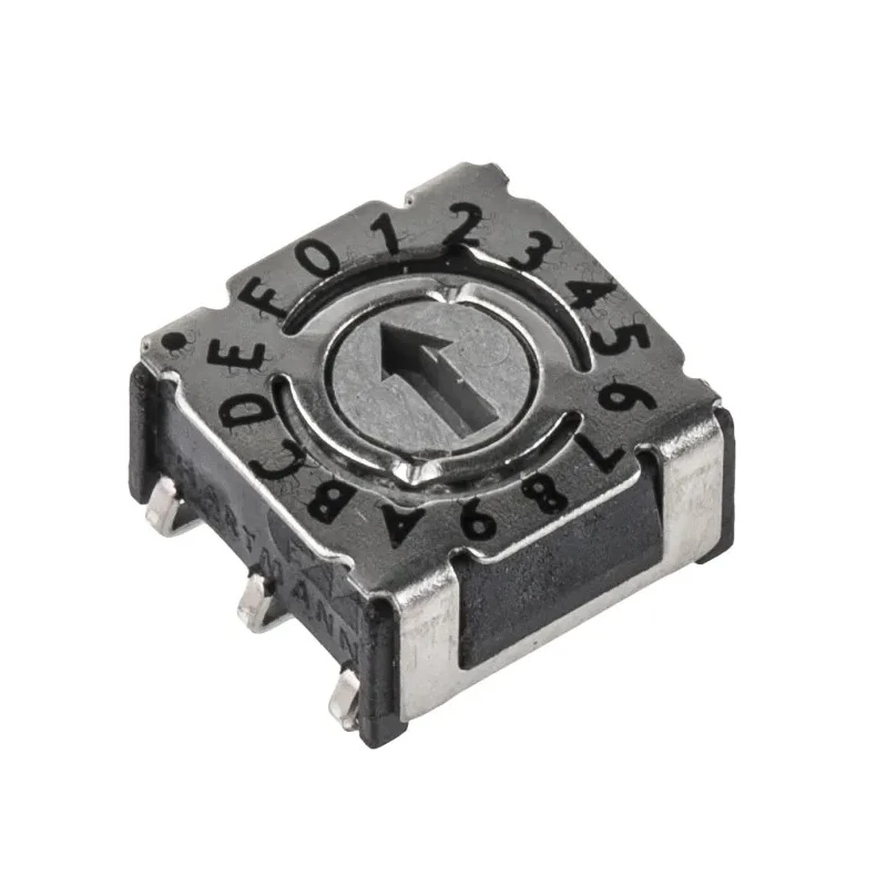 Hartmann Rotary Coded DIP Switch Surface Mount with J Type Terminals, Low Profile, IP67 Rated P36SMJ103