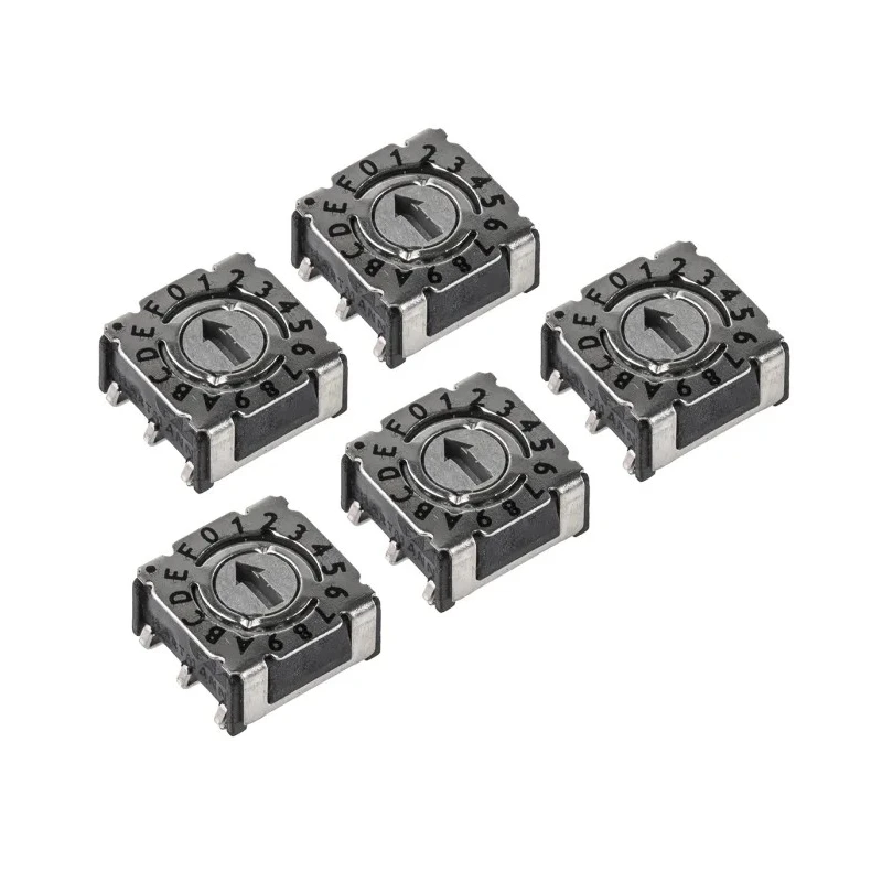 Hartmann Rotary Coded DIP Switch Surface Mount with J Type Terminals, Low Profile, IP67 Rated P36SMJ103