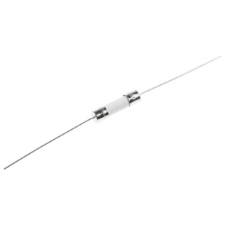 RS PRO 2A T Ceramic Cartridge Fuse, 5 x 20 mm, Time Delay, 250V AC, Ceramic Body 911-3495
