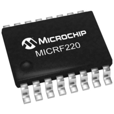 Microchip RF Receiver 300 to 450MHz ISM Band, 16-Pin QSOP, Surface Mount, OOK ASK Modulation MICRF220AYQS