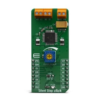 MikroElektronika High Performance Silent Stepper Motor Controller with Serial Interface MIKROE-3714
