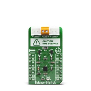 MikroElektronika Power Management Development Kit Balancer 3 Click Battery Charger for BQ29200 with 2 Series MIKROE-3737