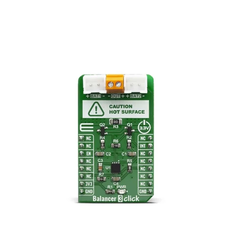 MikroElektronika Power Management Development Kit Balancer 3 Click Battery Charger for BQ29200 with 2 Series MIKROE-3737