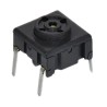MEC Black Flat Momentary Tactile Switch SPST 50mA 24 V DC PCB Mount IP67 IP67