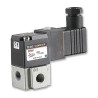 SMC Pneumatic Solenoid Valve 3 Port 1/4 in G Thread VT317 Series 24V DC 6W Die Cast Aluminium Body