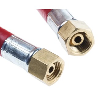 RS PRO Flexible Hose, Female 1/4 in BSP Female Connections, 20 bar Pressure, 10 m Length 912-0923