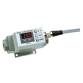 SMC Panel Flow Controller, 500 L/min, PNP Output, 12.7 mm Pipe, 24V PF2A