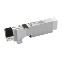 SMC Pneumatic Solenoid Valve 5/2 Threaded Port Base Mount Rubber Seal 24V DC 1W VQ100