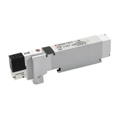 SMC Pneumatic Solenoid Valve 5/2 Threaded Port Base Mount Rubber Seal 24V DC 1W VQ100